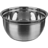 JJA 5five Simply Smart Salatschüssel mit gummierter Unterseite, Edelstahl, TPR, Schwarz, 4.5 Liter, 124603