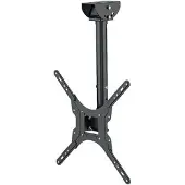 TM Electron TMSLC410 Universal de ausziehbare und schwenkbare Deckenhalterung für LED-, OLED-, LCD-, Plasma-Monitore oder TVs von 26" bis 55",max. 30Kg, VESA 400x400, Schwarz