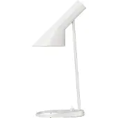 Louis Poulsen Tischlampe AJ Mini, weiß / opal, für Wohn- / Esszimmer, Metall, Design, Tischlampe