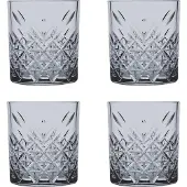 Pasabahce Trinkglas Timeless 35.5 cl Grau 4 Stück