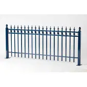 Intergard Schmuckzaun Schmiedeeisen Gartenzaun 80x190cm
