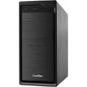 CoolBox COO-PCF800U3-0, Midi Tower, PC, Schwarz, ATX, SGCC, Stahl, Heimbüro