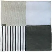 Doudou et Compagnie Kuschelteppich weiss/grau 100x100cm **