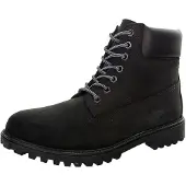 Lumberjack Herren Schnürstiefeletten/ Stiefeletten RIVER Schwarz Rauleder-Synthetik-Mix Größe: 44