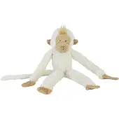 Happy horse Kuscheltier weiße hängende Affe 85cm - weiches Plüschspielzeug