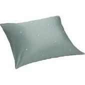 Yumeko Kissenbezug Baumwollsatin 50x60 Grün - Eco, Bio & Fairtrade