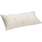 Yumeko Kissenbezug Baumwollsatin 40x80 Weiß - Eco, Bio & Fairtrade