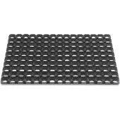 Intratuin Fussmatte offene Ringe schwarz Gummi L400xB600xS22mm