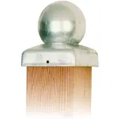 Intergard Pfostenkappen feuerverzinkt Kugel 121mm
