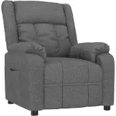 vidaXL Relaxsessel Dunkelgrau Stoff