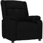vidaXL Relaxsessel Schwarz Stoff