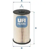 Ufi Kraftstofffilter 26.007.00