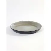 Serax Servierteller Pure Tableware by Pascale Naessens Black Grey L 29,6 cm