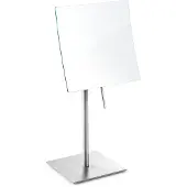 Zack Xero Kosmetikspiegel 15,5x13,5x33 cm Matt Edelstahl