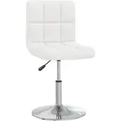 vidaXL Barhocker Weiß Kunstleder