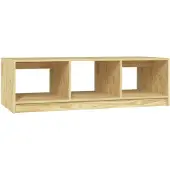 vidaXL Couchtisch 110x50x34 cm Massivholz Kiefer