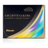 Alcon Colors (2er Packung) Monatslinsen (-6 dpt & BC 8.6), gelb