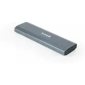 TooQ Shura, SSD-Gehäuse, M.2, PCI Express, 10 Gbit/s, USB Anschluss, Grau