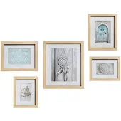 Atmosphera Etnic Set Photo Frames 5 Units Braun