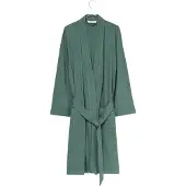 Yumeko Bademantel Jersey Baumwolle M/L Grün - Eco, Bio & Fairtrade