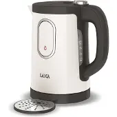 Laica Dual Flo, 1,5 l, 2400 W, Grau, Weiß, Wasserstandsanzeige, Drahtlos