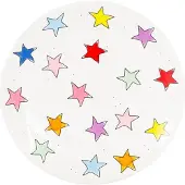 Blond Amsterdam Frühstücksteller Stern in Bunt - 22cm | Gr.: onesize