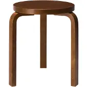 Artek 60 Hocker Walnuss