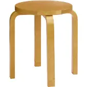 Artek - E60 Hocker, Birke honigfarben gebeizt