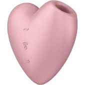 Satisfyer Cutie Heart - Akku Klitoris-Vibrator mit Luftdruckwellen (Pink)