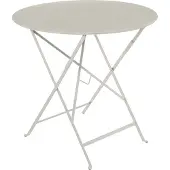 Fermob Gartentisch Bistro Tisch Ø77 cm Lehmgrau