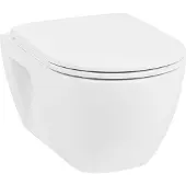 Ben Puro Hänge-WC Xtra Glaze+ Free Flush inklusive Sitz Weiß