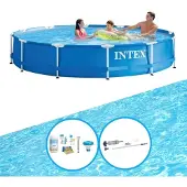 Intex Pool Metal Frame 366x76 cm - Schwimmbad-Set
