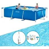 Intex Pool Rectangular Frame 300x200x75 cm - Schwimmbad-Set