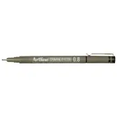 Artline Drawing System 0.8, Schwarz, Schwarz, 1 St?ck(e)