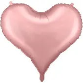 Party Deco Ballon en alu - Coeur rose foncé - 75cm
