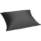 Yumeko Kissenbezug Baumwollsatin 50x60 Weiß - Eco, Bio & Fairtrade