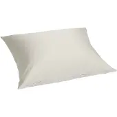 Yumeko Kissenbezug Baumwollsatin 50x60 Beige - Eco, Bio & Fairtrade