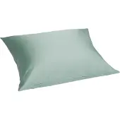 Yumeko Kissenbezug Baumwollsatin 50x60 Grün - Eco, Bio & Fairtrade