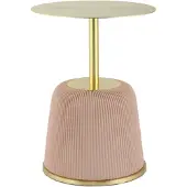 Alygn | Beistelltisch Jokai rosa Metall 40x40x55 cm | NADUVI