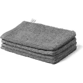 Yumeko Waschlappen Baumwolle 15x22 Grau - Eco, Bio & Fairtrade