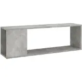 vidaXL TV-Schrank Betongrau 100x24x32 cm Holzwerkstoff