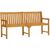 vidaXL Gartenbank 180 cm Massivholz Akazie