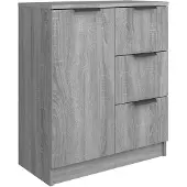 vidaXL Sideboard Grau Sonoma 60x30x70 cm Holzwerkstoff