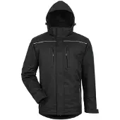 Elysee Argos Winter Softshelljacke mit Kapuze - Schwarz 107 2XL