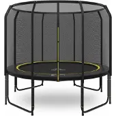 Magic Jump Fiber Black Trampolin 305 cm mit sicherheitsnetz