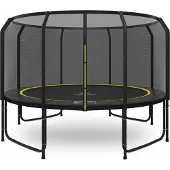 Magic Jump Fiber Black Trampolin 427 cm mit sicherheitsnetz