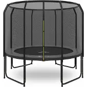 Magic Jump Fiber Grau Trampolin 305 cm mit sicherheitsnetz