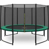 Magic Jump Trampolin 427 cm Grün mit sicherheitsnetz