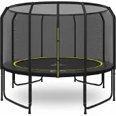 Magic Jump Fiber Black Trampolin 366 cm mit sicherheitsnetz