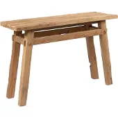 MUST Living Konsole Tuscany aus Teakholz, massiv, natur, 120 cm, hochwertiges Design für Dein Zuhause